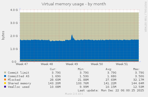 Virtual memory usage